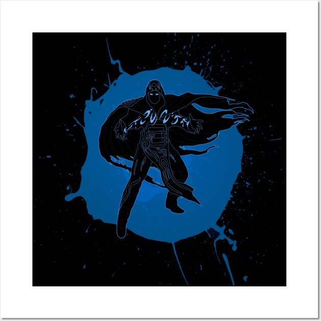 Blue Mage - Planeswalker Jace Mind Sculptor Savant T-Shirt Wall Art by GraviTeeGraphics